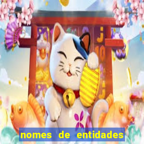 nomes de entidades do mal